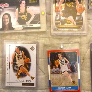 4 Caitlin Clark rookies in mint PSA condition.